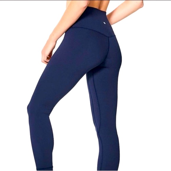 Lululemon Navy Wunder Under - Picture 3 of 14